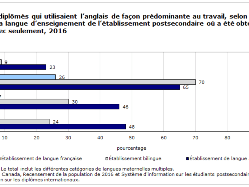 &laquo;&nbsp;Étudier en anglais conduit à travailler en anglais&nbsp;&raquo;